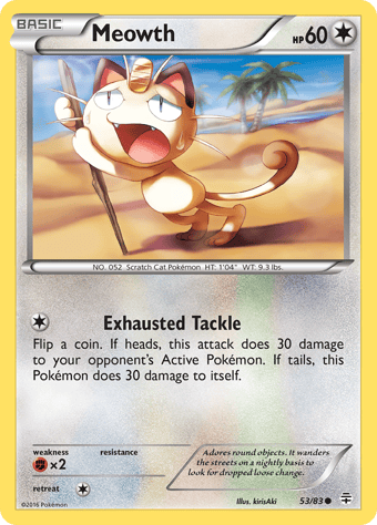 Meowth Generations Pokemon Card