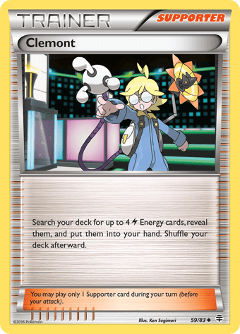 Clemont Generations Pokemon Card
