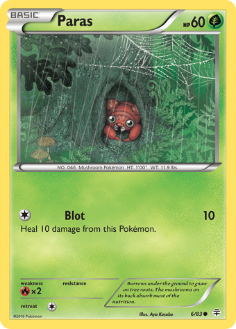 Paras Generations Pokemon Card