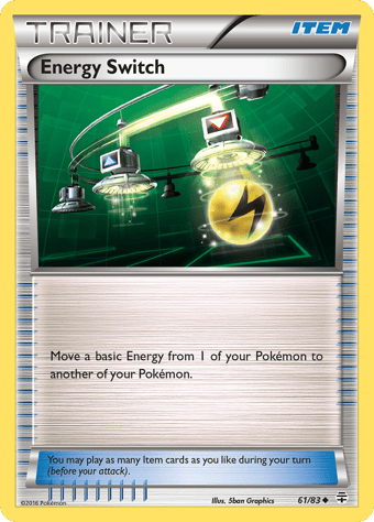 Energy Switch Generations Pokemon Card
