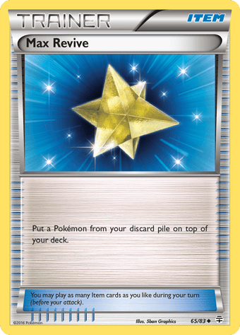 Max Revive Generations Pokemon Card