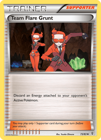 Team Flare Grunt Generations Pokemon Card