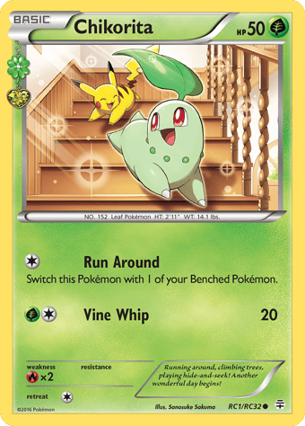 Chikorita Generations Pokemon Card
