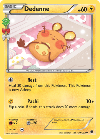 Dedenne Generations Pokemon Card