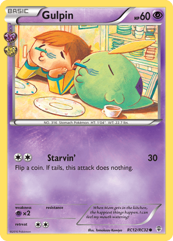 Gulpin Generations Pokemon Card