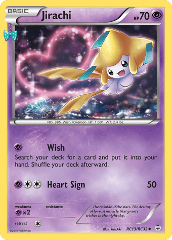 Jirachi Generations Pokemon Card