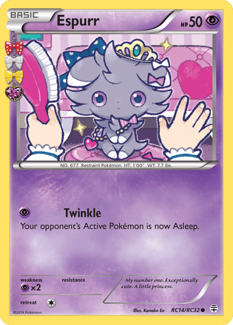 Espurr Generations Pokemon Card
