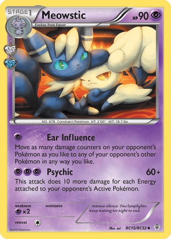 Meowstic Generations Pokemon Card