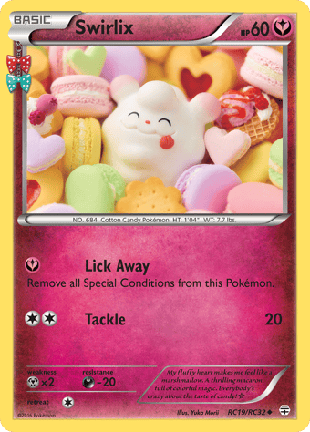 Swirlix Generations Pokemon Card