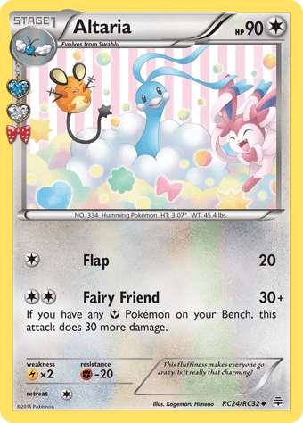 Altaria Generations Pokemon Card