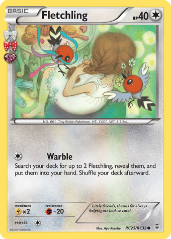 Fletchling Generations Pokemon Card