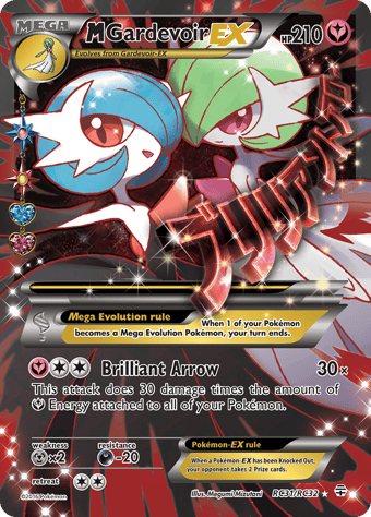 M Gardevoir-EX Generations Pokemon Card