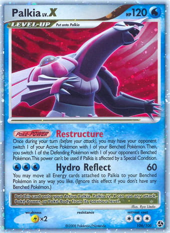 Palkia Great Encounters Pokemon Card