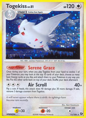 Togekiss Great Encounters Pokemon Card