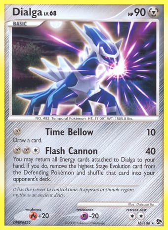 Dialga Great Encounters Pokemon Card