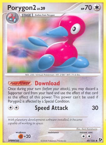 Porygon2 Great Encounters Pokemon Card