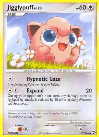 Jigglypuff Great Encounters Pokemon Card