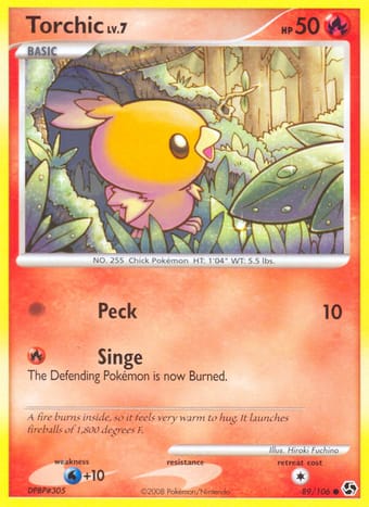 Torchic Great Encounters Pokemon Card