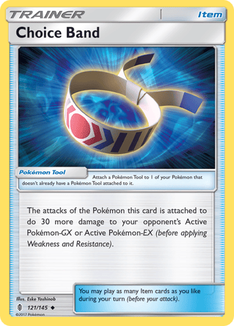 Choice Band Guardians Rising Pokemon Card