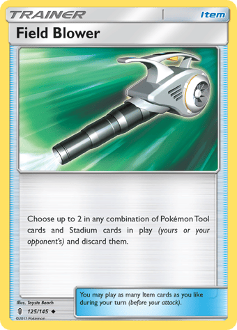 Field Blower Guardians Rising Pokemon Card