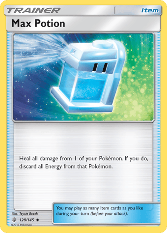 Max Potion Guardians Rising Pokemon Card