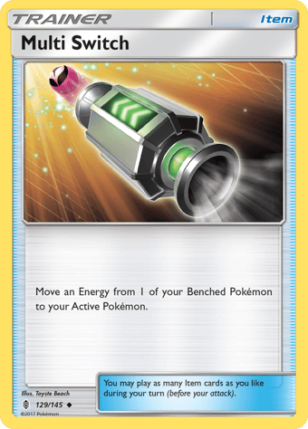 Multi Switch Guardians Rising Pokemon Card