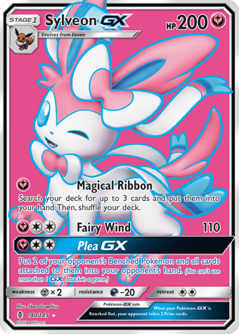 Sylveon-GX Guardians Rising Pokemon Card