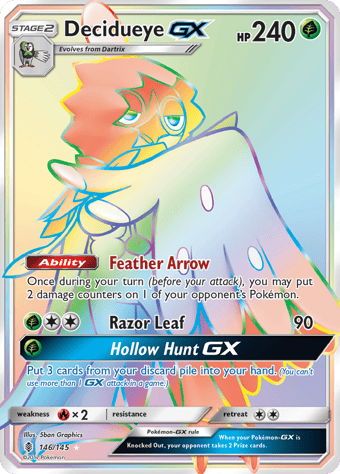 Decidueye-GX Guardians Rising Pokemon Card