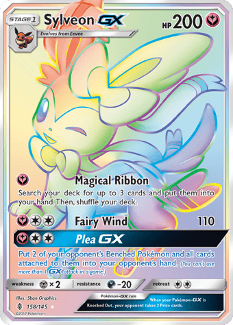 Sylveon-GX Guardians Rising Pokemon Card