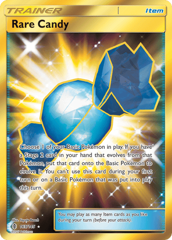 Rare Candy Guardians Rising Pokemon Card