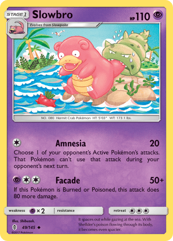 Slowbro Guardians Rising Pokemon Card