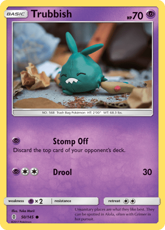 Trubbish Guardians Rising Pokemon Card