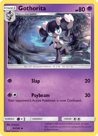 Gothorita Guardians Rising Pokemon Card