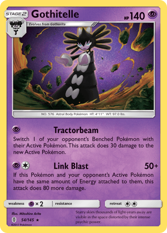 Gothitelle Guardians Rising Pokemon Card