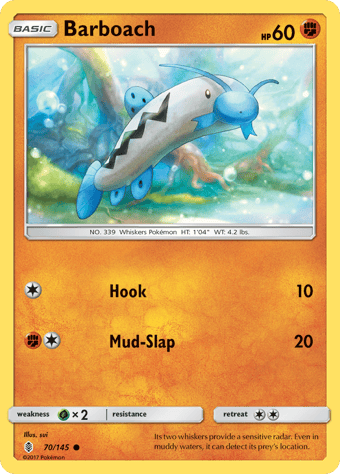 Barboach Guardians Rising Pokemon Card