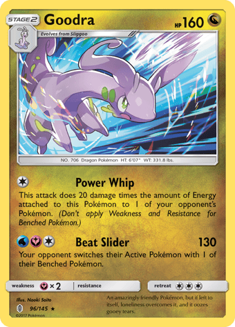 Goodra Guardians Rising Pokemon Card