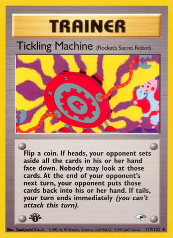 Tickling Machine Gym Heroes Pokemon Card