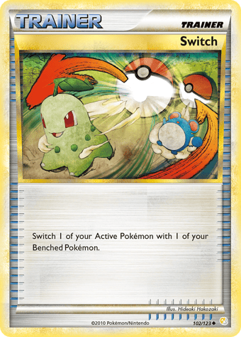 Switch HeartGold & SoulSilver Pokemon Card