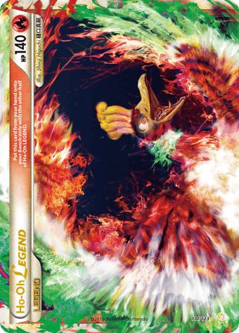 Ho-Oh LEGEND HeartGold & SoulSilver Pokemon Card