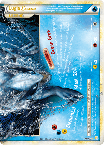 Lugia LEGEND HeartGold & SoulSilver Pokemon Card