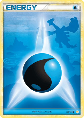 Water Energy HeartGold & SoulSilver Pokemon Card