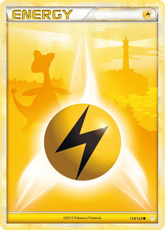 Lightning Energy HeartGold & SoulSilver Pokemon Card