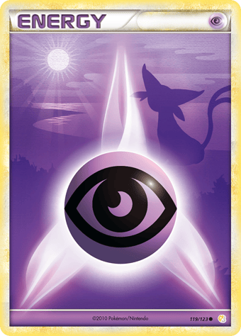 Psychic Energy HeartGold & SoulSilver Pokemon Card