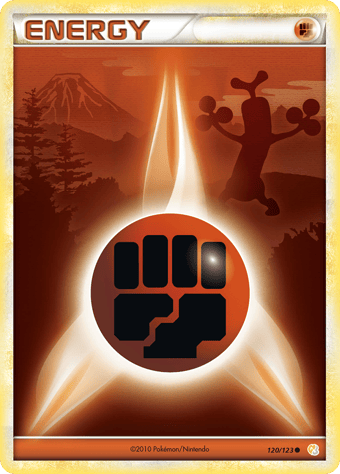 Fighting Energy HeartGold & SoulSilver Pokemon Card