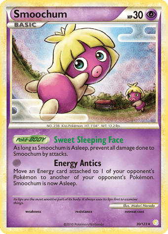 Smoochum HeartGold & SoulSilver Pokemon Card