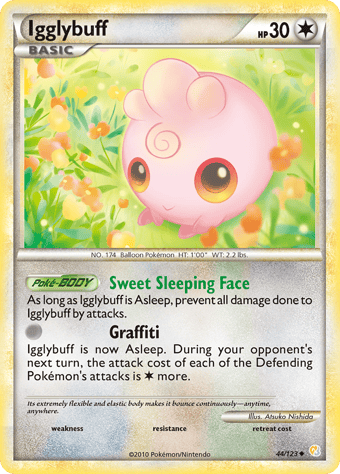 Igglybuff HeartGold & SoulSilver Pokemon Card