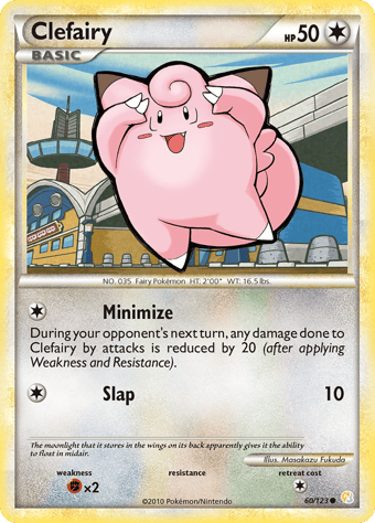 Clefairy HeartGold & SoulSilver Pokemon Card