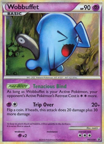 Wobbuffet HGSS Black Star Promos Pokemon Card