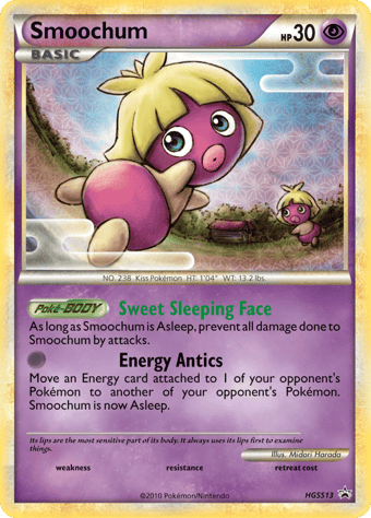Smoochum HGSS Black Star Promos Pokemon Card