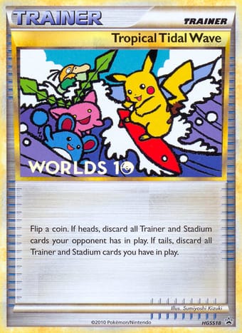 Tropical Tidal Wave HGSS Black Star Promos Pokemon Card